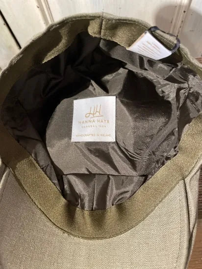 HANNA HATSリネンツーリングキャップ(カーキ)