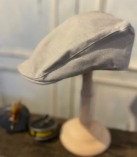 HANNA HATS/リネン・ツーリングキャップ(ナチュラル）
