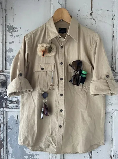 フィッシングシャツベージュ