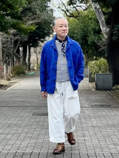 リネン・カバーオールジャケット