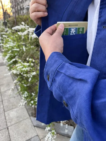 リネン・カバーオールジャケット