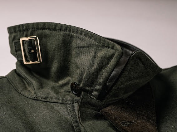 ワックスドコットン・フィールドジャケット・オリーブ