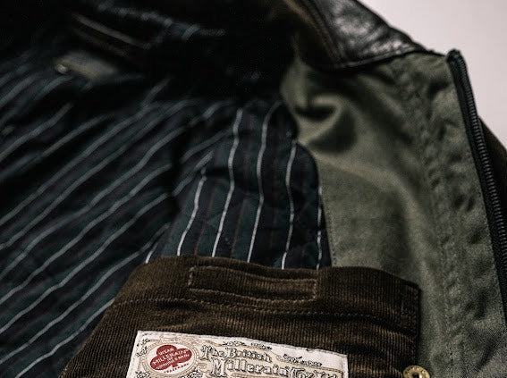 ワックスドコットン・フィールドジャケット・オリーブ