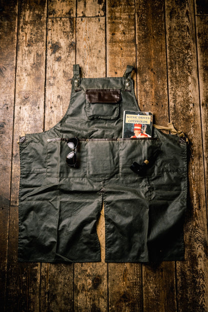 ワックスドコットン・エプロン