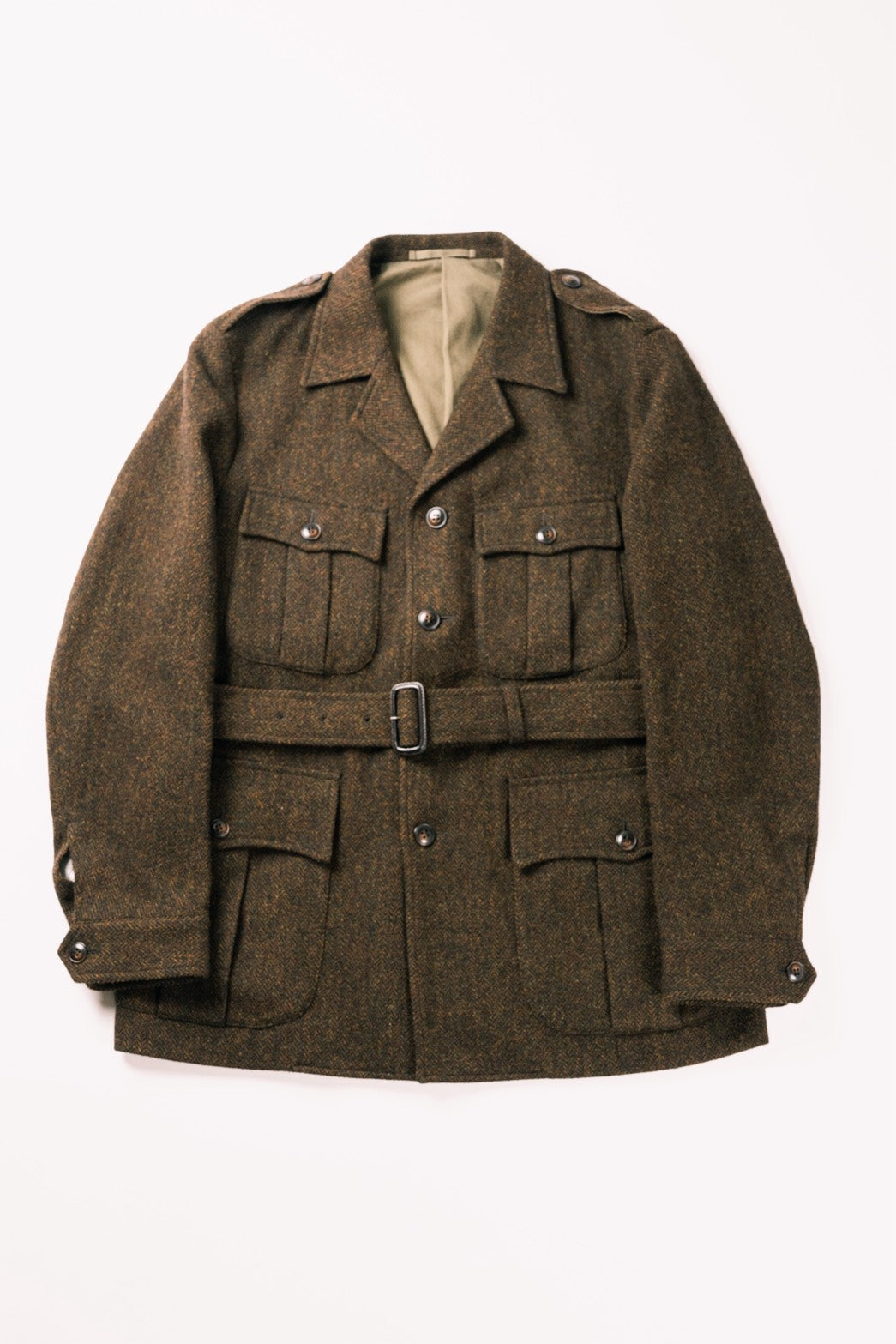 ツイード・サファリジャケット