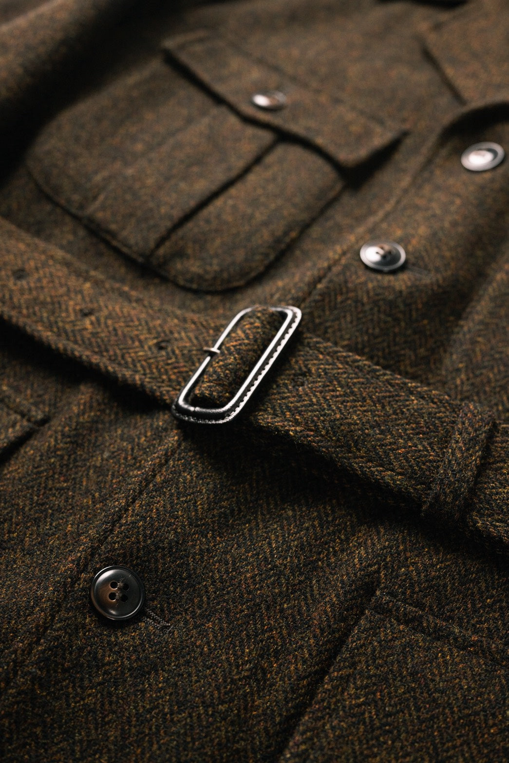 ツイード・サファリジャケット