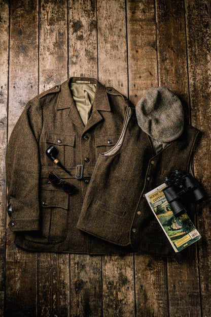 ツイード・サファリジャケット