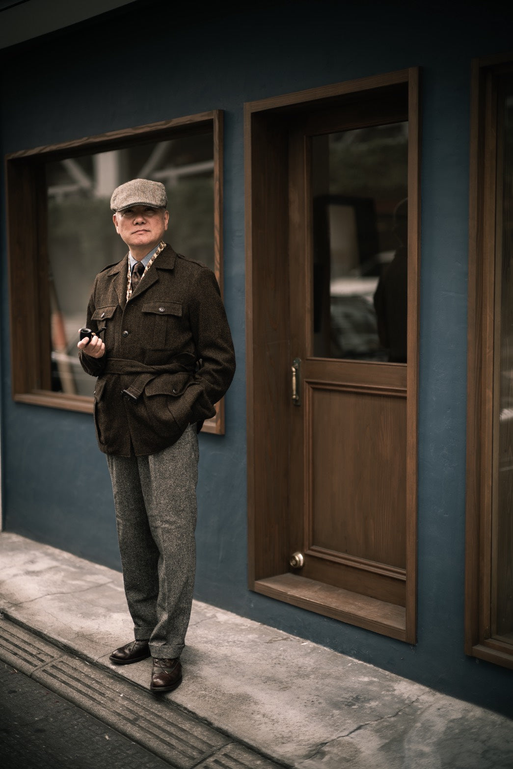 ツイード・サファリジャケット