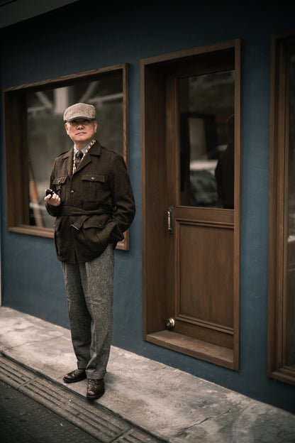 ツイード・サファリジャケット