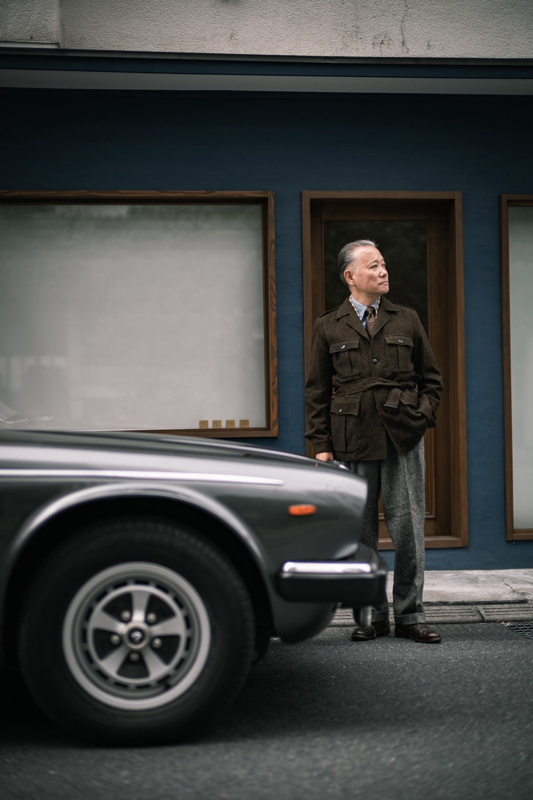 ツイード・サファリジャケット