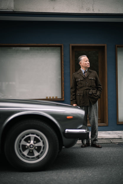 ツイード・サファリジャケット