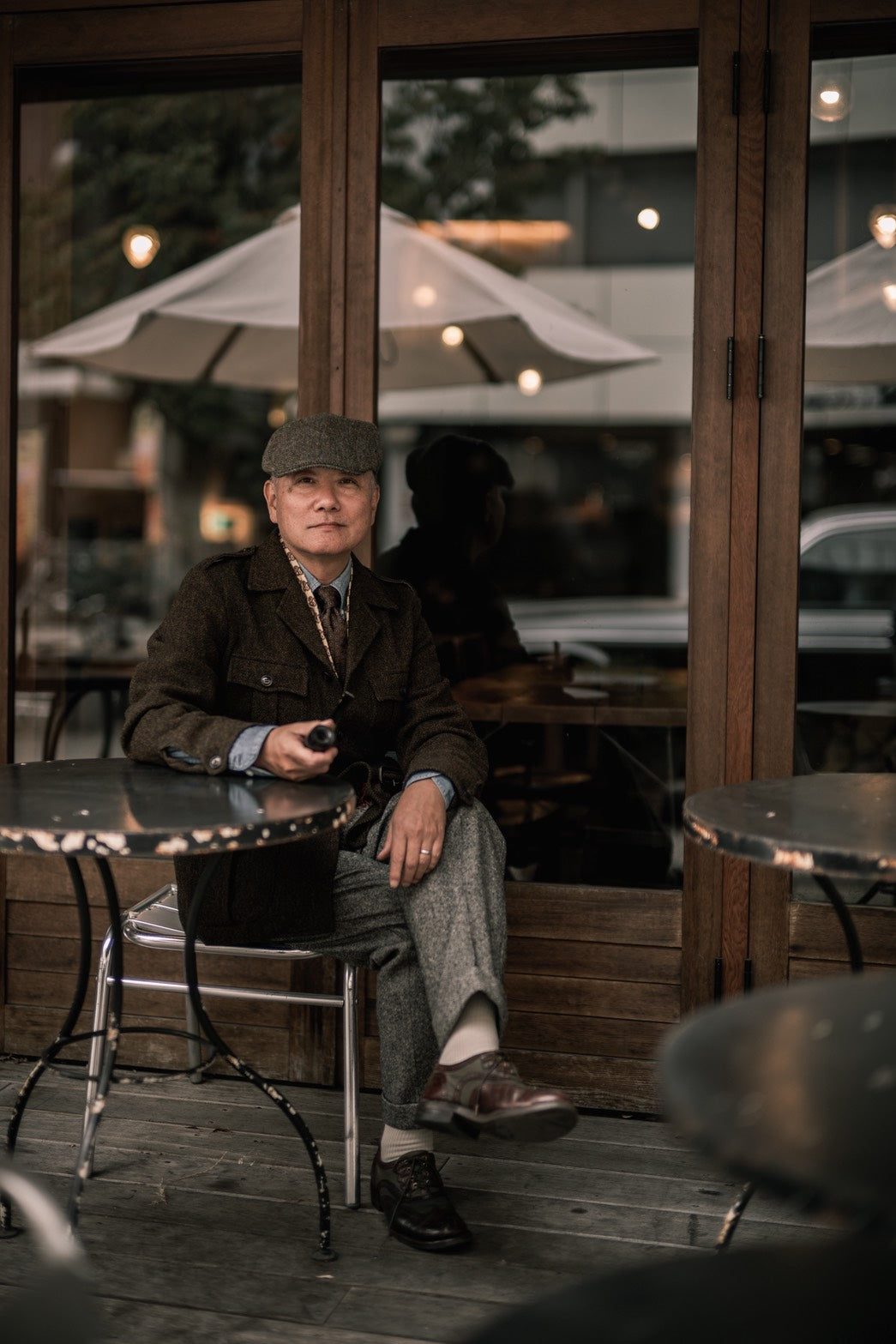 ツイード・サファリジャケット