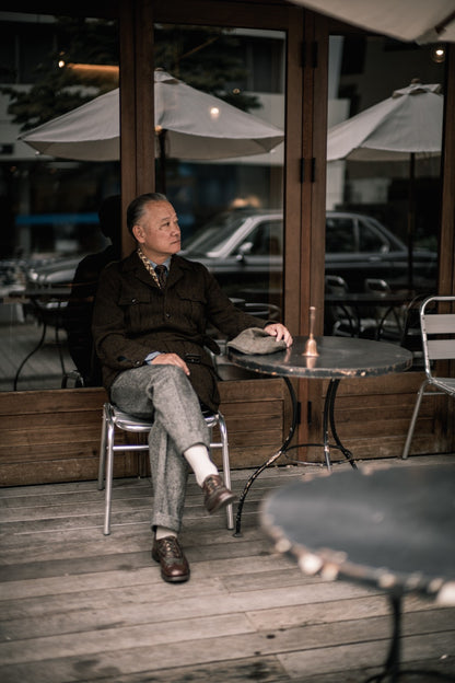 ツイード・サファリジャケット